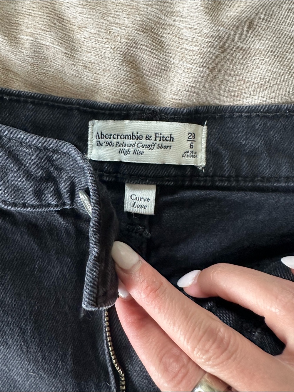 Abercrombie Curve Love denim shorts - Picture 10 of 12